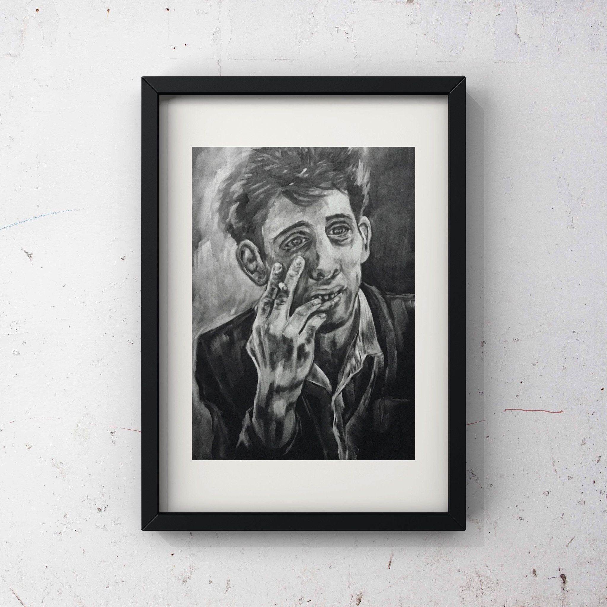 Shane Macgowan Portrait Original Drawing A3 420 X 210 Mm - Etsy