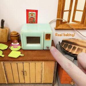 Miniature Cooking REAL USB Oven Green : Bake mini cakes | Tiny Cooking Kitchen | Mini Baking