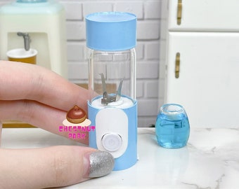 Miniature Cooking REAL Working Blender Pastel Blue : Miniature real cooking kitchen