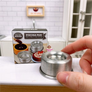 Miniature Baking Pan Aluminum Piscina Ballerine Pond Cake Tiny