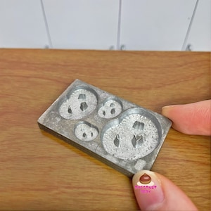 Mini Baking Oven Pretzel Metal Mold | Miniature Baking | Cook edible mini food