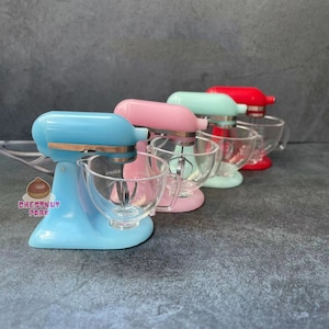 Miniature REAL Working Mixer : Miniature real cooking & baking at tiny kitchen