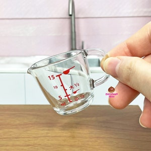 Mini Baking Miniature Measuring Cup | Miniature Kitchen for Tiny Food
