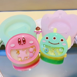 Resin Shaker Mold : kawaii cute resin silicone mould , resin craft supplies