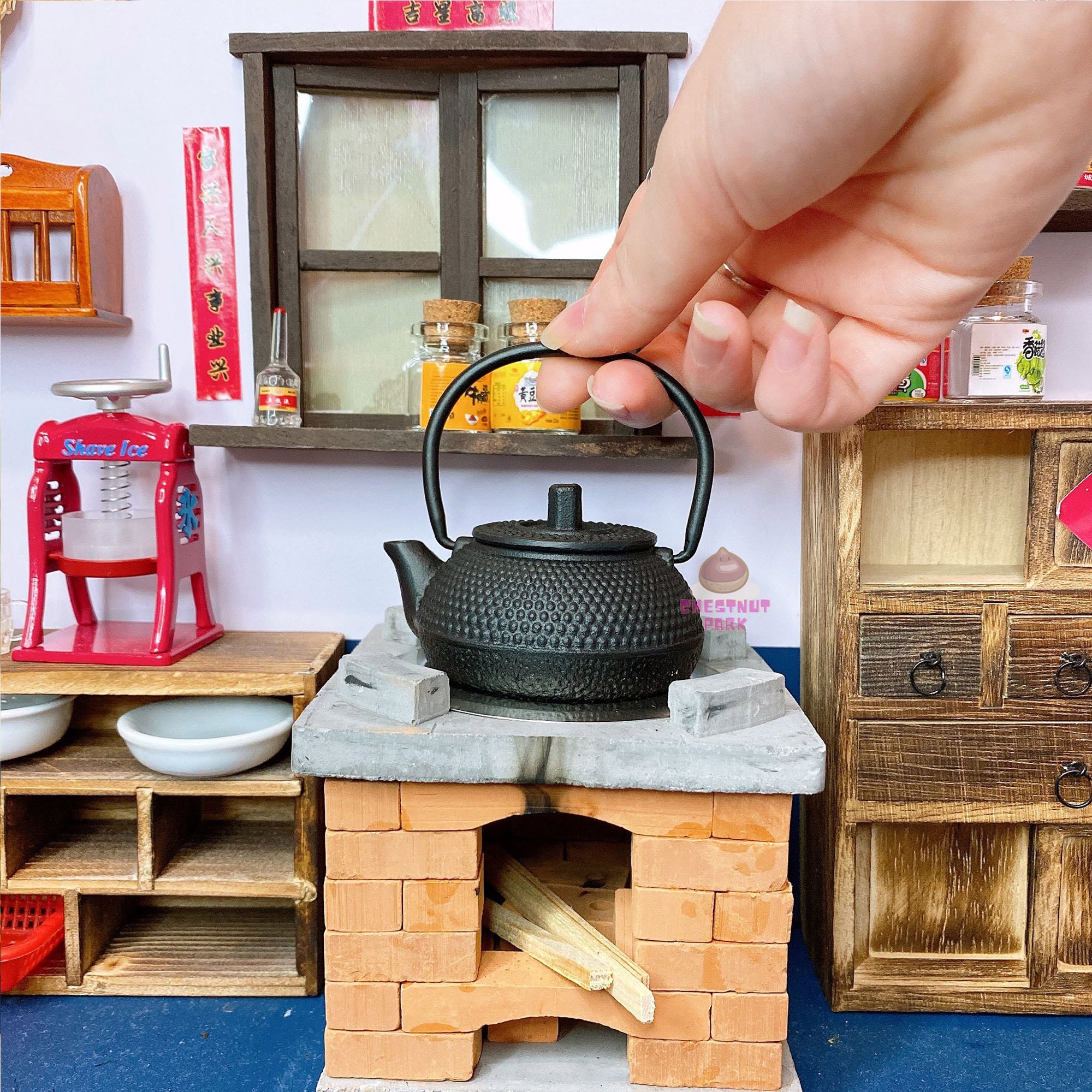 Miniature Kitchen Real Cooking - Temu