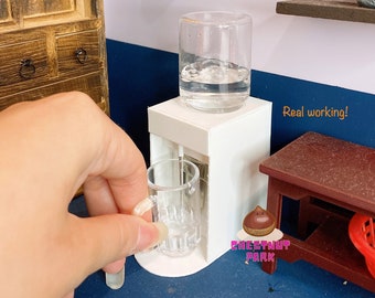 Miniature Cooking Kitchen REAL Water Dispenser : Miniature real cooking kitchen