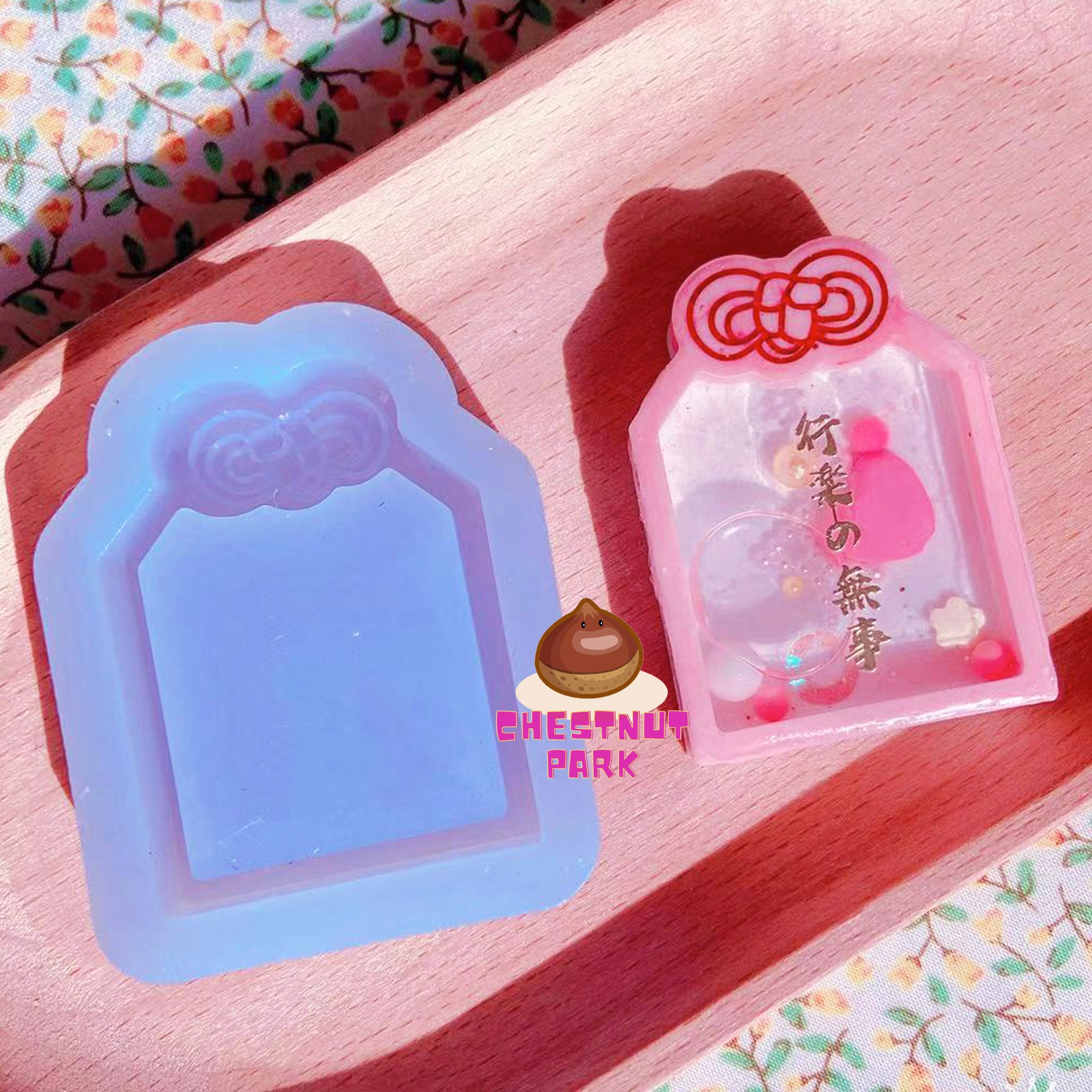 Resin Shaker Mold : Japan kawaii lucky charm , cute resin silicone mould ,  resin craft supplies