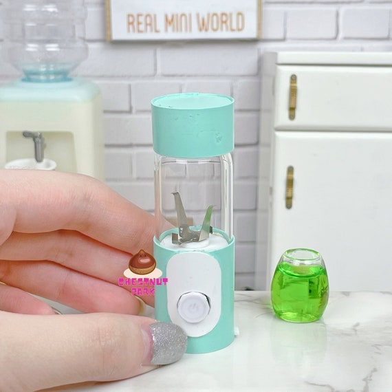 Miniature Real Working Blender Green: Mini Cooking Kitchen Appliance – Real  Mini World