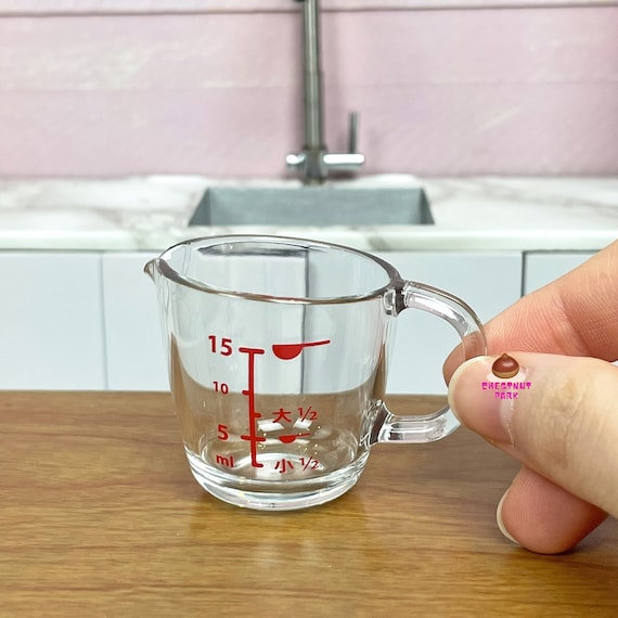 Mini Baking Miniature Measuring Cup Miniature Kitchen for Tiny Food 