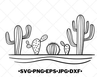 Free Free 253 Cactus Outline Svg SVG PNG EPS DXF File