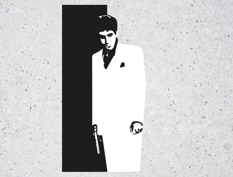 Scarface Poster SVG TonMontana Scarface SVG cut file Digital | Etsy