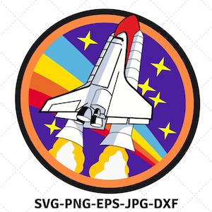 rocket SVG - Spaceship SVG -  Space Svg -  Rocket Ship Svg -  Clip Art - Image Files - Digital files - Download  files  Svg Png Eps  Jpg Dxf