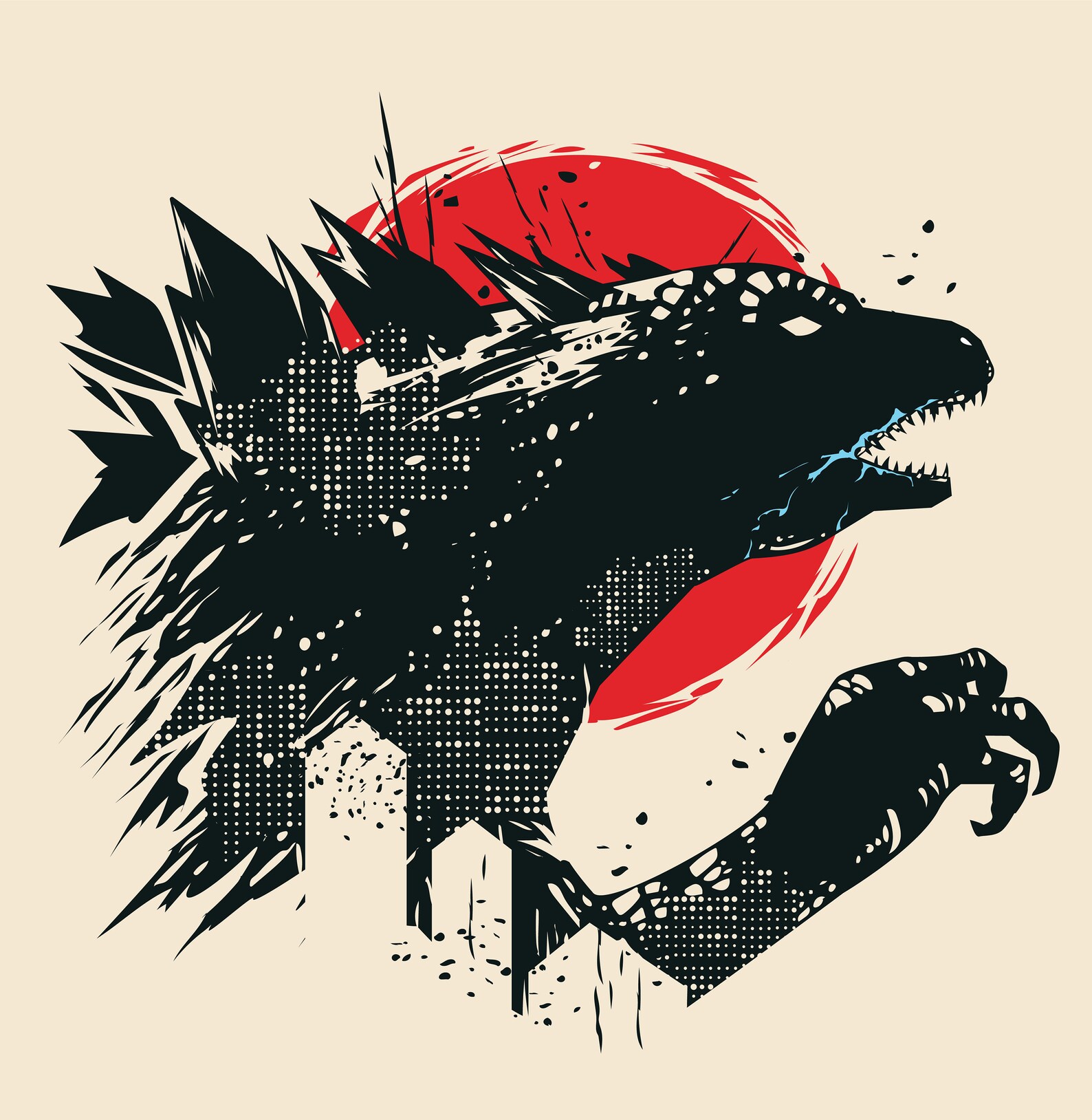 Monster Godzilla SVG Godzilla SVG Svg Cutting File | Etsy