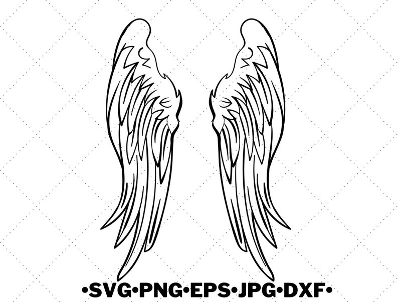 Download Angel Wings With Baby Feet Svg