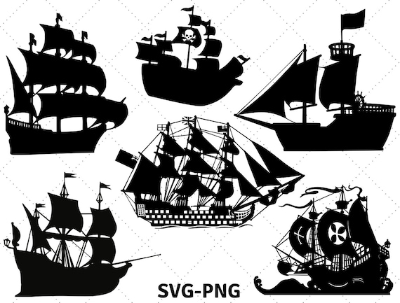Pirate Ship Svg Pirate Ship Vector Pirate Ship Cricut | Etsy