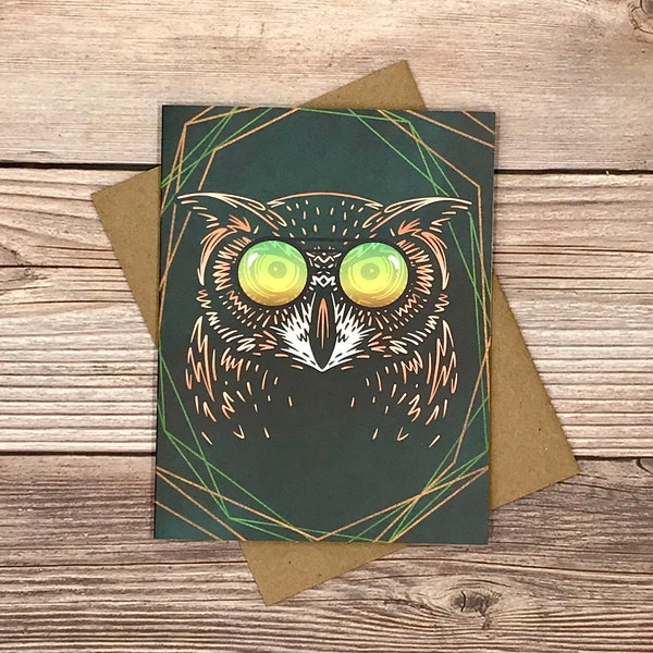 Owl Thank You Cards Etsy