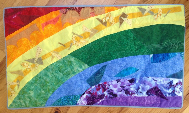 Rainbow Wall HangingSmall Quilt