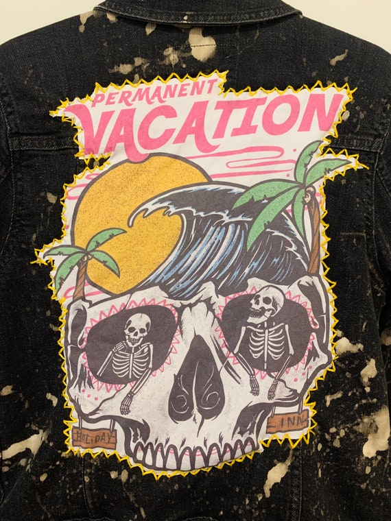 Permanent Vacation Jean Jacket - Etsy