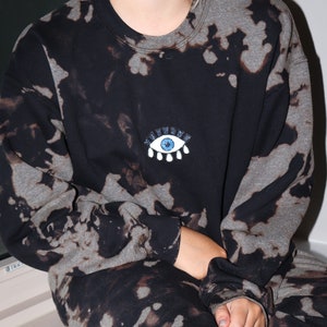 Bleach Dye Crewneck