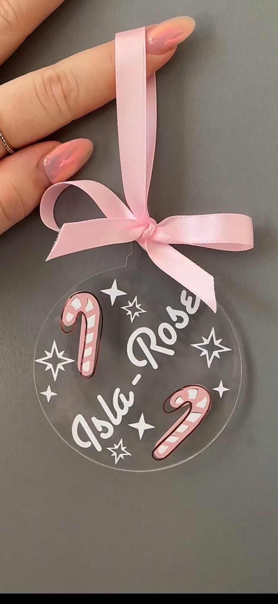 Clear Christmas Baubles