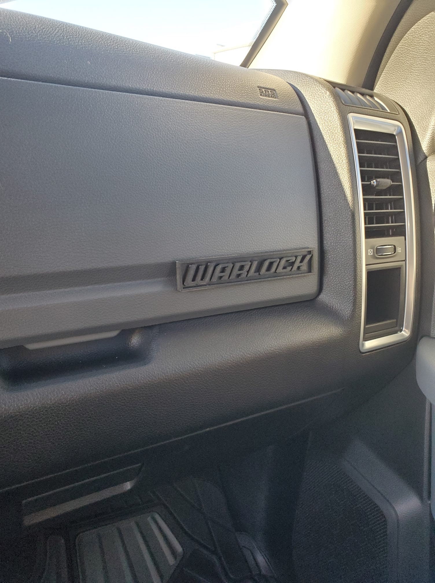 Ram 1500 Warlock badge