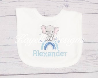Personalised baby bib | new baby present | baby shower gift |