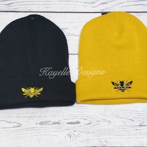 Bee beanie hat