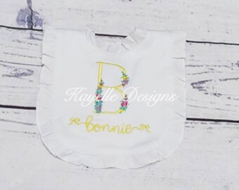 Personalised baby bib | new baby present | baby shower gift |