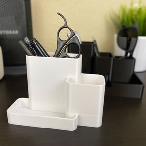 Organiseur de bureau | Porte-crayons multi-sections | Imprimé en 3D