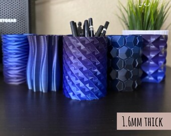 1.6mm Thick | Limited Edition Color | Midnight Sky Gradient Color Pencil Holders | Unique | 3D Printed | RC | Blue Purple Black | 1.6MM