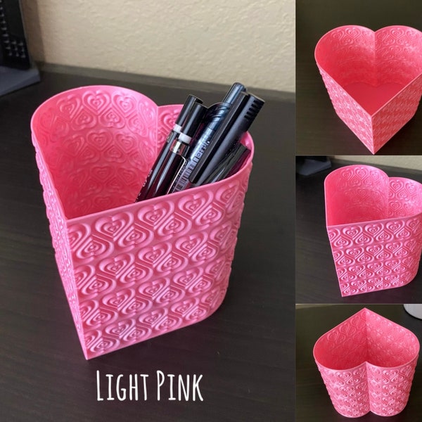 Heart Pencil Holders | Pen Holders | Unique Pencil Cups | 3D Printed Cups | Amoretto Cup Designs | CV | 0.8mm Thick