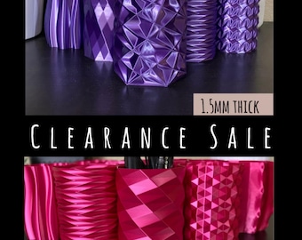 1.5mm Thick | Discontinued Filament | Solid Dark Violet Purple or Magenta Pencil Holders | Pen Holders | Pencil Cups | RC | 3D Printed