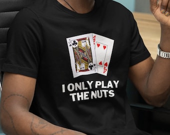 Camiseta J4 off - Camiseta divertida de póquer / Camiseta de póquer / Regalo de póquer / Camiseta de ases