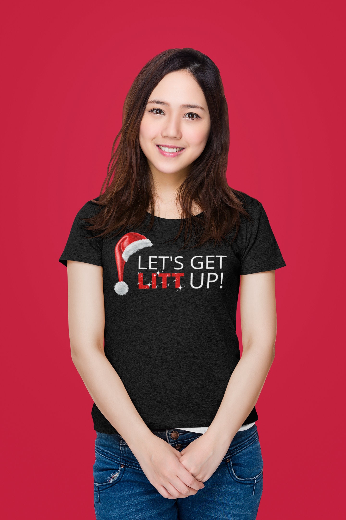 You just got litt up (suits) t-shirt