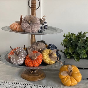 Fall Fabric Pumpkins