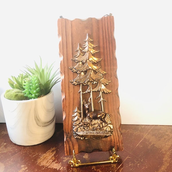 Copper and Wood Art Etsy