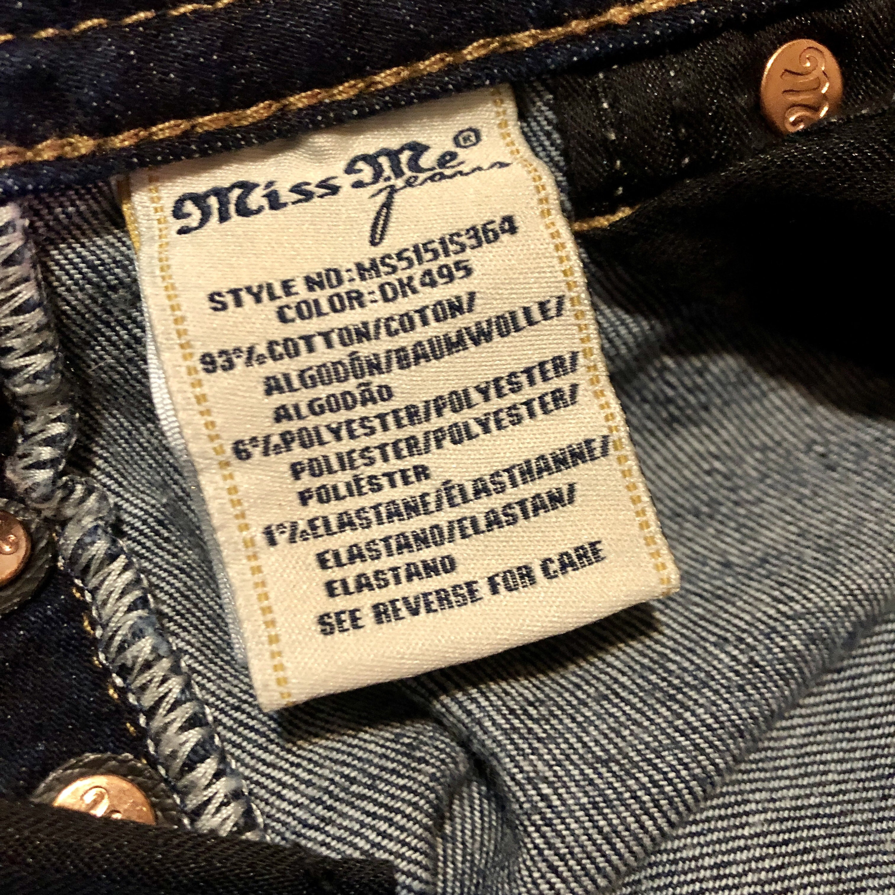 Size 25 Womens Miss Me Skinny Fit Straight Jeans - Etsy