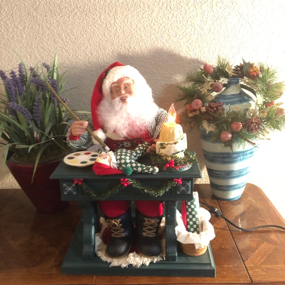 1994 Holiday Creations Animated Santa Claus With Music - Etsy Norway