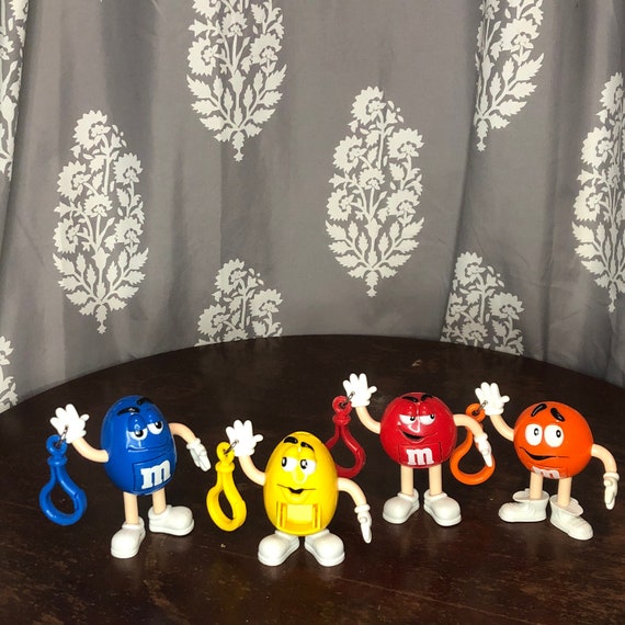 4 M and M Keychains Candy Dispensers M&m Keychain House Key Etsy