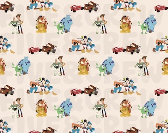 Mouse and friends Seamless