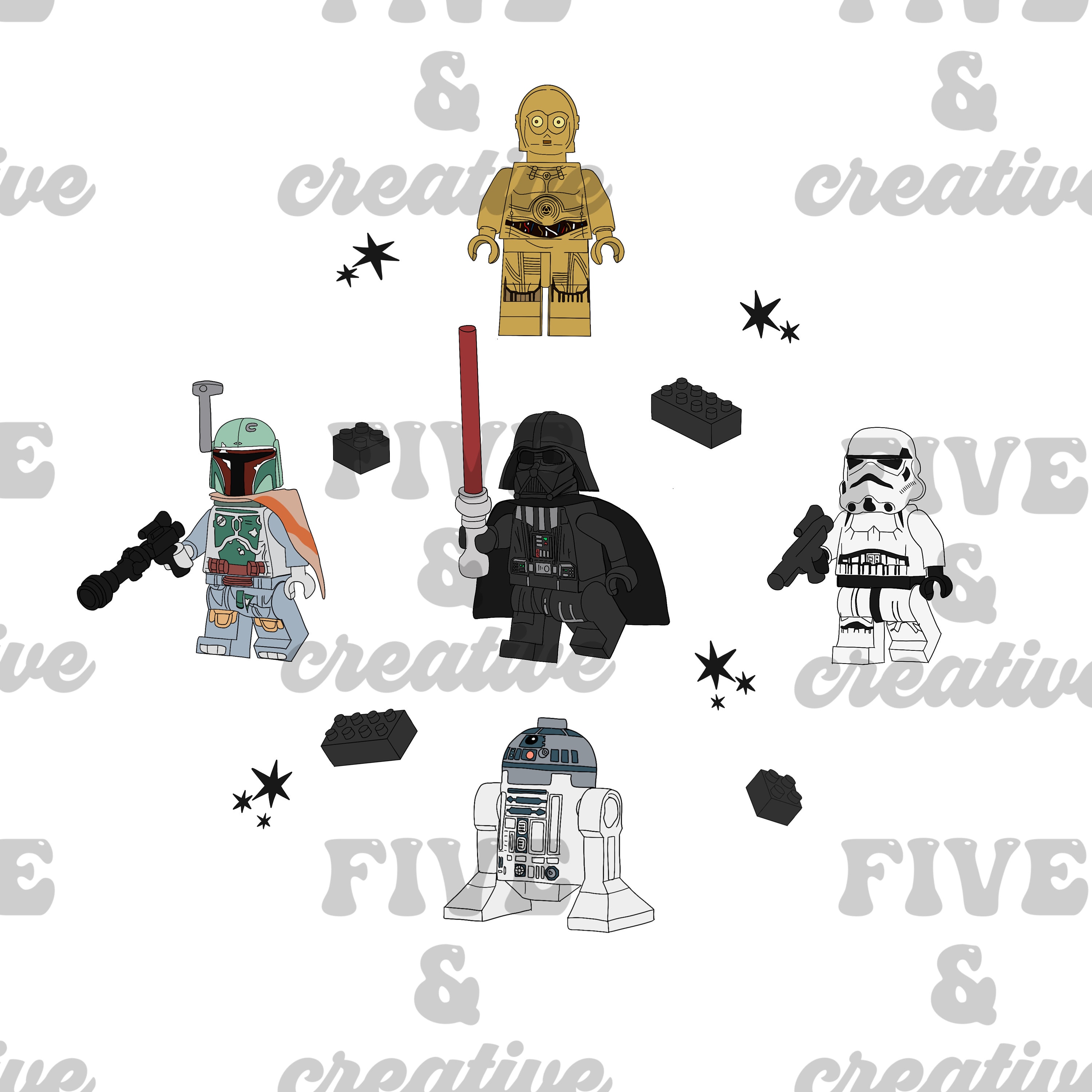 Space wars bricks png