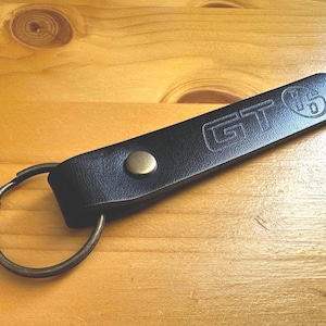 GT86 Leather key ring key fob