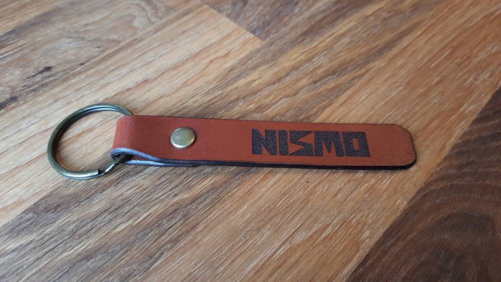 Nismo Old Logo Leather Key Ring Key Fob - Etsy