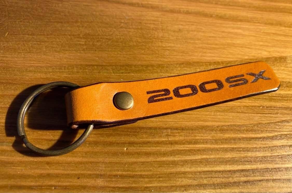 ☆nff☆ prezzie leather key ring nff1 200SX Leather Key Ring Key Fob - Etsy