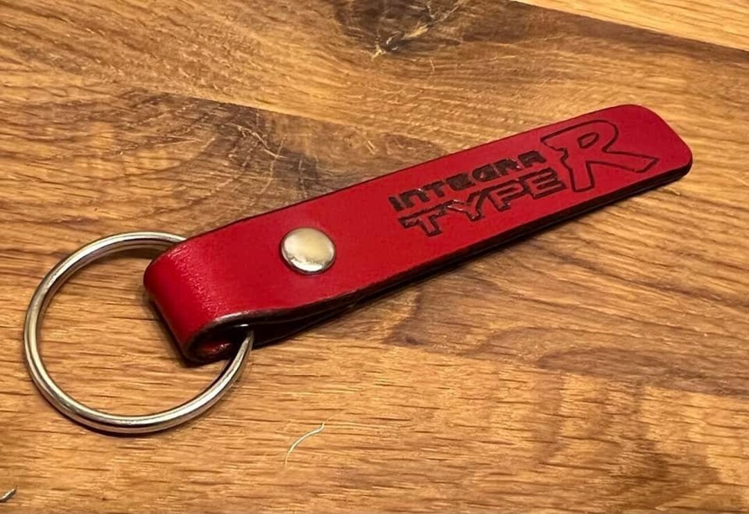 Integra Type R Leather Key Ring - Etsy