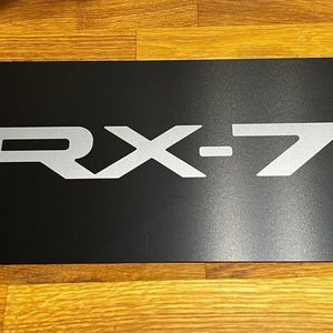 JDM Style Mazda RX7 Show Plate. Number Plate