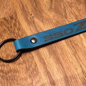 Nissan 350Z leather key ring key fob