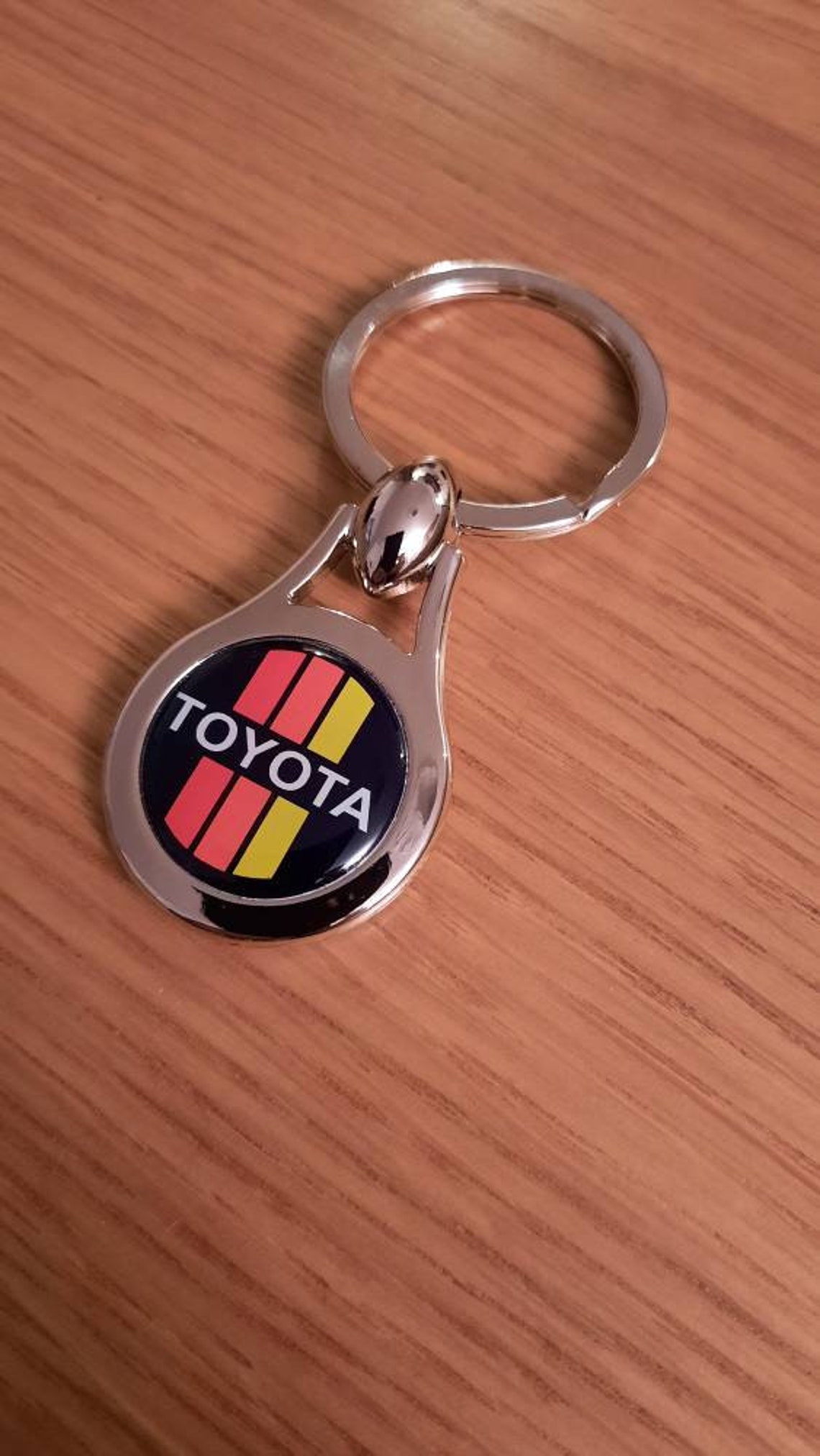 Retro Toyota Key Ring Etsy