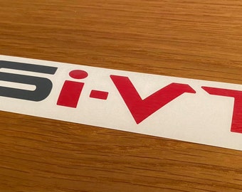 CRX 1.6i VT / 16I 1.6 Decals. Printed on Clear Vinyl.