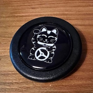 JDM Lucky Cat Steering Wheel Horn Button